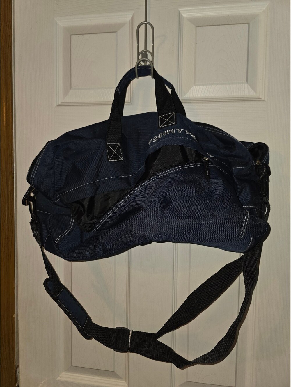 Tommy Hilfiger navy duffel bag